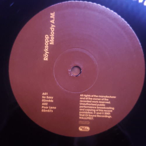 Виниловая пластинка ROYKSOPP "Melody A.M." (NUMBERED 2LP) 
