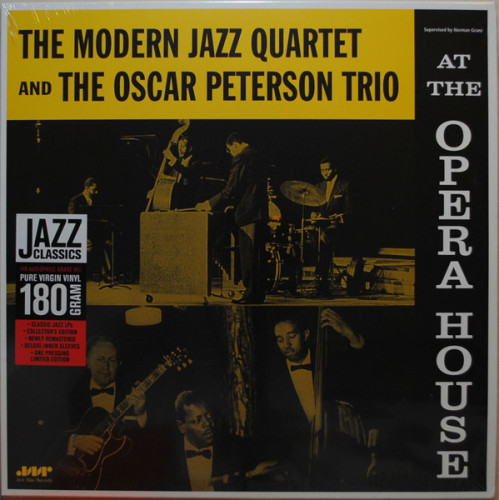 Виниловая пластинка MODERN JAZZ QUARTET & OSCAR PETERSON TRIO "At The Opera House" (LP) 