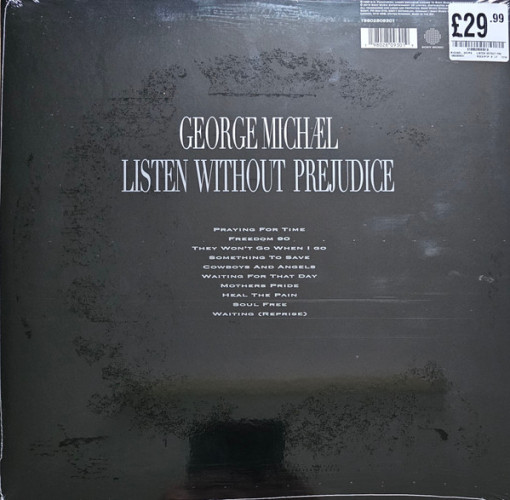 Виниловая пластинка GEORGE MICHAEL "Listen Without Prejudice Vol.1" (CLEAR LP) 