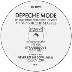 DEPECHE MODE "Music For The Masses" (NM 1STDAY 2LP)