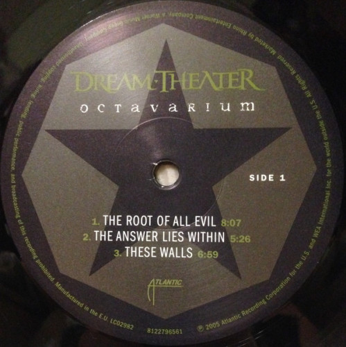 Виниловая пластинка DREAM THEATER "Octavarium" (2LP) 