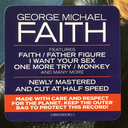Виниловая пластинка GEORGE MICHAEL "Faith" (LP) 