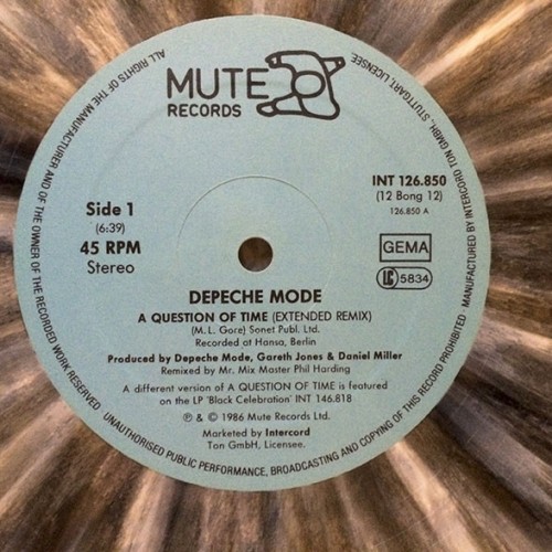Виниловая пластинка DEPECHE MODE "A Question Of Time (Extended Remix)" (NM INT 126.850 LP)