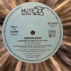 DEPECHE MODE "A Question Of Time (Extended Remix)" (NM INT 126.850 LP)