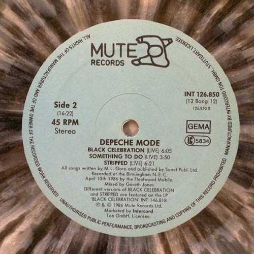 Виниловая пластинка DEPECHE MODE "A Question Of Time (Extended Remix)" (NM INT 126.850 LP)