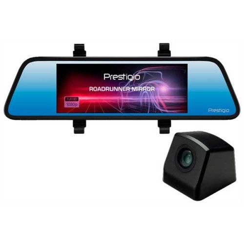 Видеорегистратор Prestigio RoadRunner MIRROR, 2 камеры