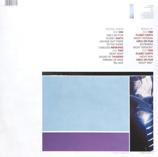 Виниловая пластинка DURAN DURAN "Duran Duran" (2LP)