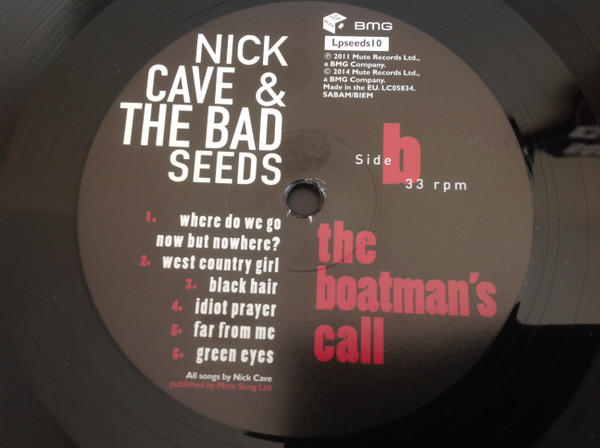 Виниловая пластинка NICK CAVE AND THE BAD SEEDS "The Boatman`s Call" (LP) 