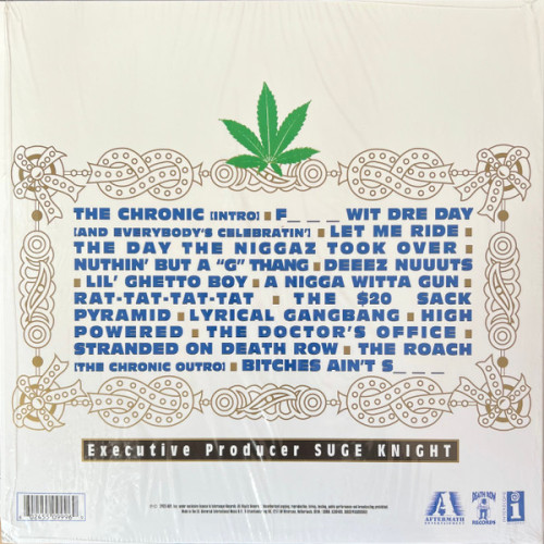 Виниловая пластинка DR.DRE "The Chronic" (2LP) 