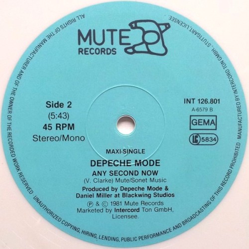 Виниловая пластинка DEPECHE MODE "Just Can`t Get Enough" (NM INT1 26.801 WHITE LP)