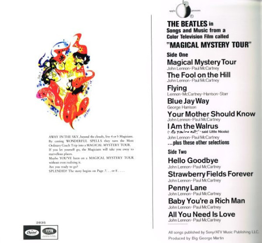 Виниловая пластинка BEATLES "Magical Mystery Tour" (2LP)