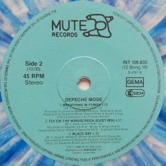 DEPECHE MODE "Stripped (Highland Mix)" (NM INT 126.835 BLUE LP)