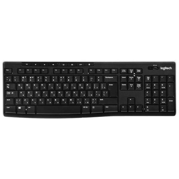 Клавиатура Logitech Wireless Keyboard K270 Black USB 