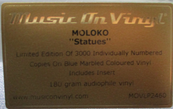 Виниловая пластинка MOLOKO "Statues" (BLUE 2LP NM)