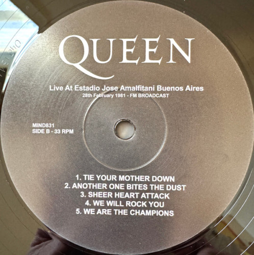 Виниловая пластинка QUEEN "Live At Estadio Jose Amalfitani Buenos Aires - 28th February 1981" (LP)
