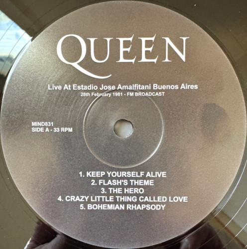 Виниловая пластинка QUEEN "Live At Estadio Jose Amalfitani Buenos Aires - 28th February 1981" (LP)