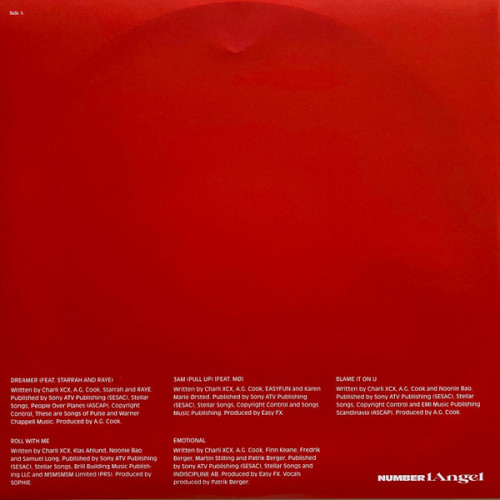 Виниловая пластинка CHARLI XCX "Number 1 Angel" (RED LP) 