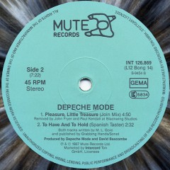 DEPECHE MODE "Never Let Me Down Again (Tsangarides Mix)" (NM INT 126.869 GREY LP)
