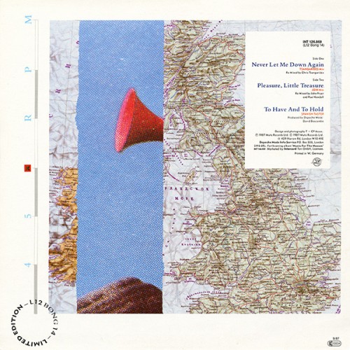 Виниловая пластинка DEPECHE MODE "Never Let Me Down Again (Tsangarides Mix)" (NM INT 126.869 GREY LP) 
