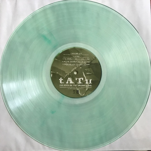 Виниловая пластинка t.A.T.u. "200 KM/H In The Wrong Lane" (LIMITED CLEAR LP)