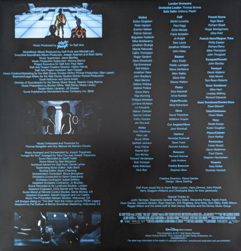 Виниловая пластинка DAFT PUNK "TRON: Legacy (Vinyl Edition Motion Picture Soundtrack)" (OST 2LP) 