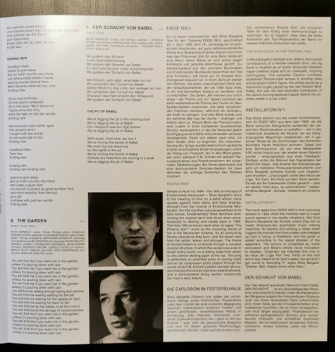 Виниловая пластинка EINSTURZENDE NEUBAUTEN "Ende Neu" (LP) 