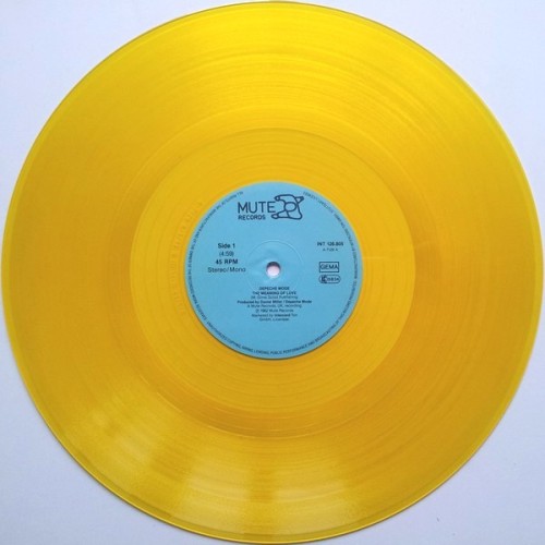 Виниловая пластинка DEPECHE MODE "The Meaning Of Love" (NM INT 126.805 YELLOW LP)