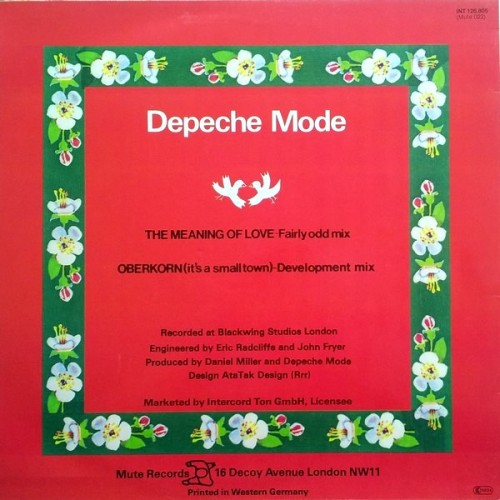 Виниловая пластинка DEPECHE MODE "The Meaning Of Love" (NM INT 126.805 YELLOW LP)
