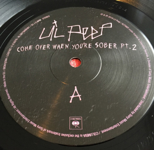 Виниловая пластинка LIL PEEP "Come Over When You`re Sober, Pt. 2" (LP)