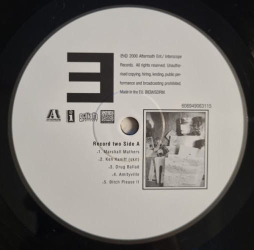 Виниловая пластинка EMINEM "The Marshall Mathers LP" (2LP) 