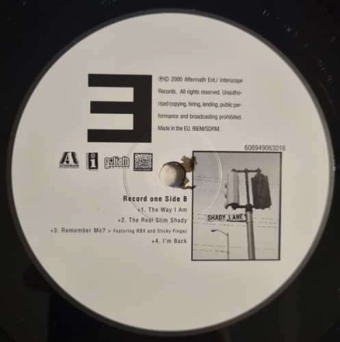 Виниловая пластинка EMINEM "The Marshall Mathers LP" (2LP) 