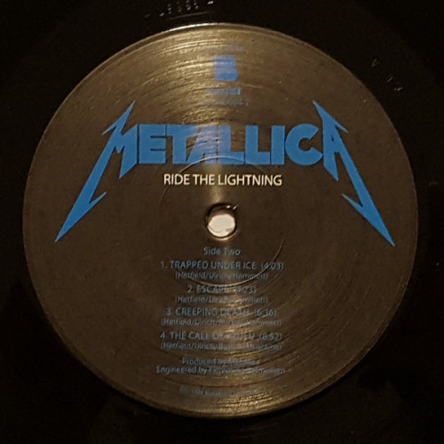 Виниловая пластинка METALLICA "Ride The Lightning" (LP)