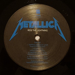 METALLICA "Ride The Lightning" (LP)