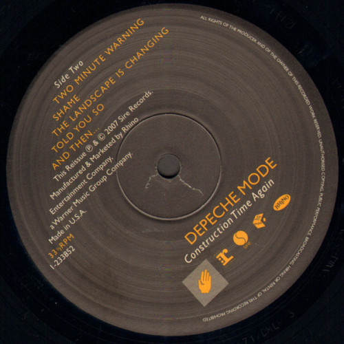 Пластинка DEPECHE MODE "Construction Time Again" (SIRE LP) 