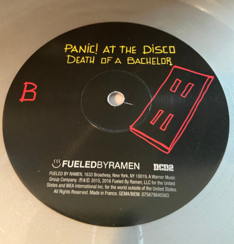 Виниловая пластинка PANIC AT THE DISCO "Death Of A Bachelor" (SILVER LP) 