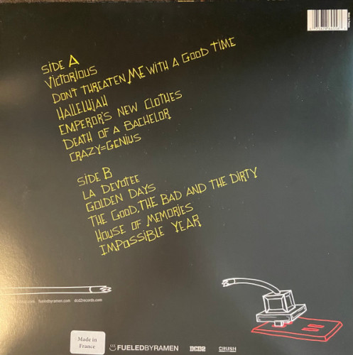 Виниловая пластинка PANIC AT THE DISCO "Death Of A Bachelor" (SILVER LP) 