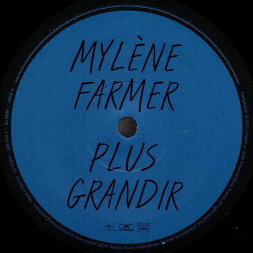 Виниловая пластинка MYLENE FARMER "Plus Grandir" (2LP) 