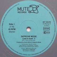 DEPECHE MODE "Love In Itself ∙ 3" (NM  INT 126.816 GREY LP)