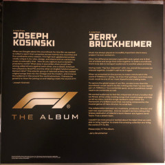 VARIOUS ARTISTS "F1 The Album (Music From F1 The Movie)" (OST GOLD LP)