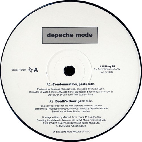 Виниловая пластинка DEPECHE MODE "Everything Counts (In Larger Amounts)" (NM P12BONG23 LP) 