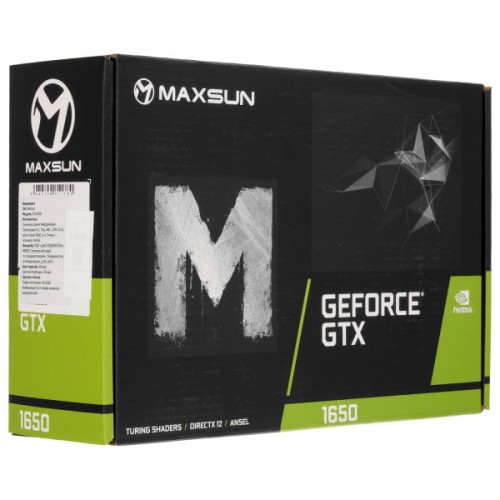 Видеокарта Maxsun nVidia GeForce GTX 1650 Terminator 4GB