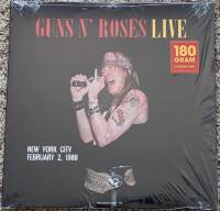 GUNS N ROSES "Live In New York City February 2 1988" (DOR2022H RED LP)