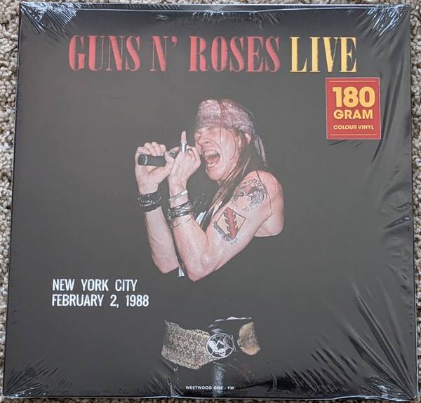 Пластинка GUNS N ROSES "Live In New York City February 2 1988" (DOR2022H RED LP) 