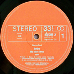 RAVEL &quot;Bolero / Ma Mere L`Oye / La Valse&quot; (LP)
