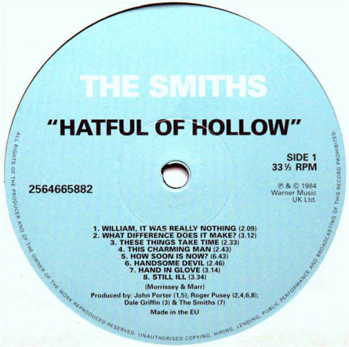 Виниловая пластинка SMITHS "Hatful Of Hollow" (LP)