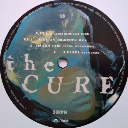 Виниловая пластинка CURE "Mixes Of A Lost World" (COLORED 3LP) 
