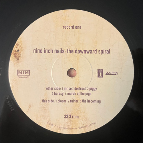 Виниловая пластинка NINE INCH NAILS "The Downward Spiral" (2LP)