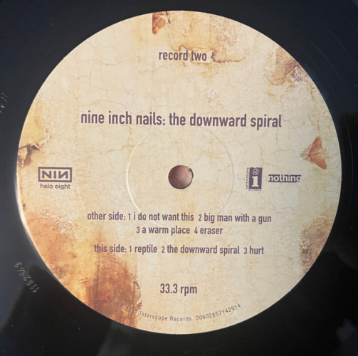 Виниловая пластинка NINE INCH NAILS "The Downward Spiral" (2LP)