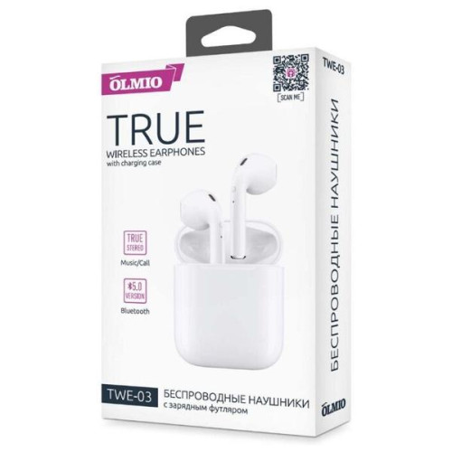 Беспроводные наушники OLMIO TWE-03 