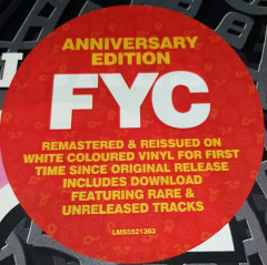 FINE YOUNG CANNIBALS &quot;The Raw &amp; The Cooked&quot; (WHITE LP)